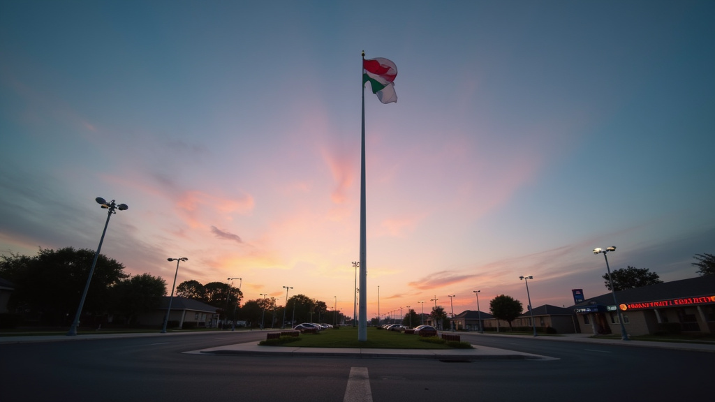 Elevate Your Space: Solar Flag Pole Lighting Solutions