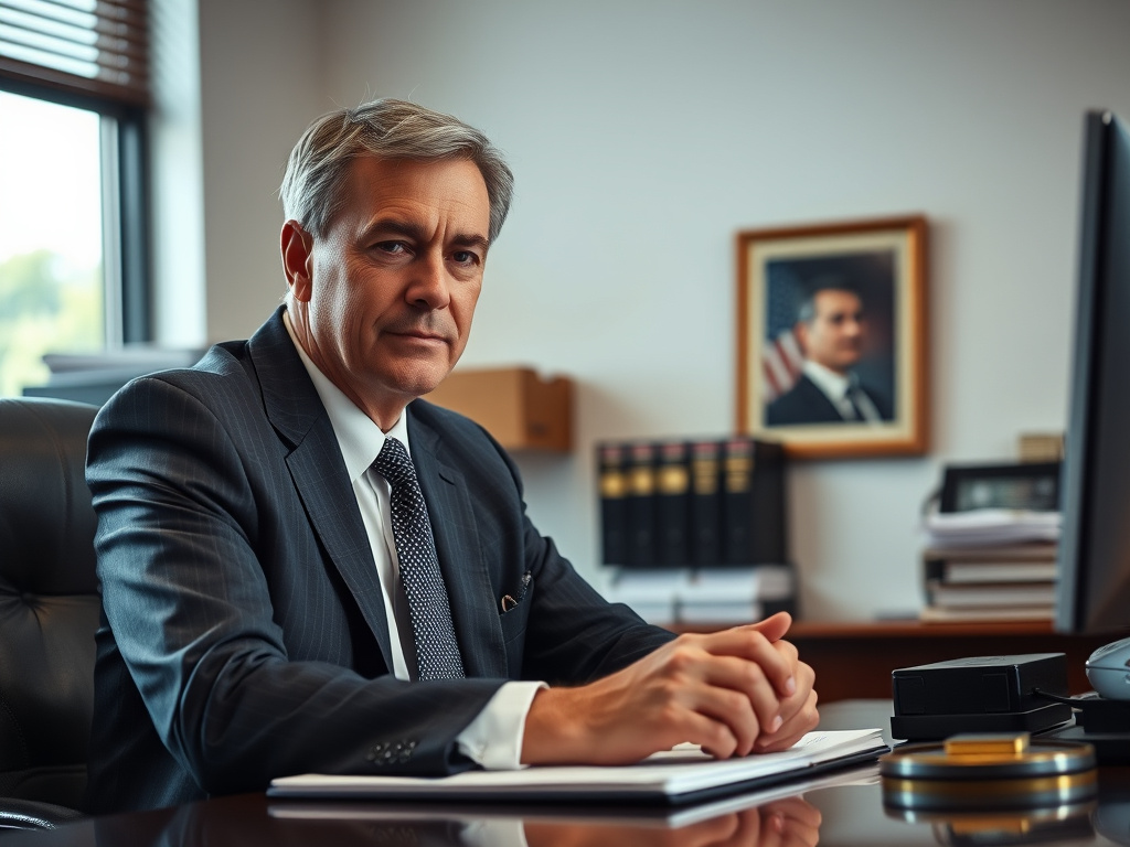 Attorney at desk — los angeles fatal car accident lawyer
