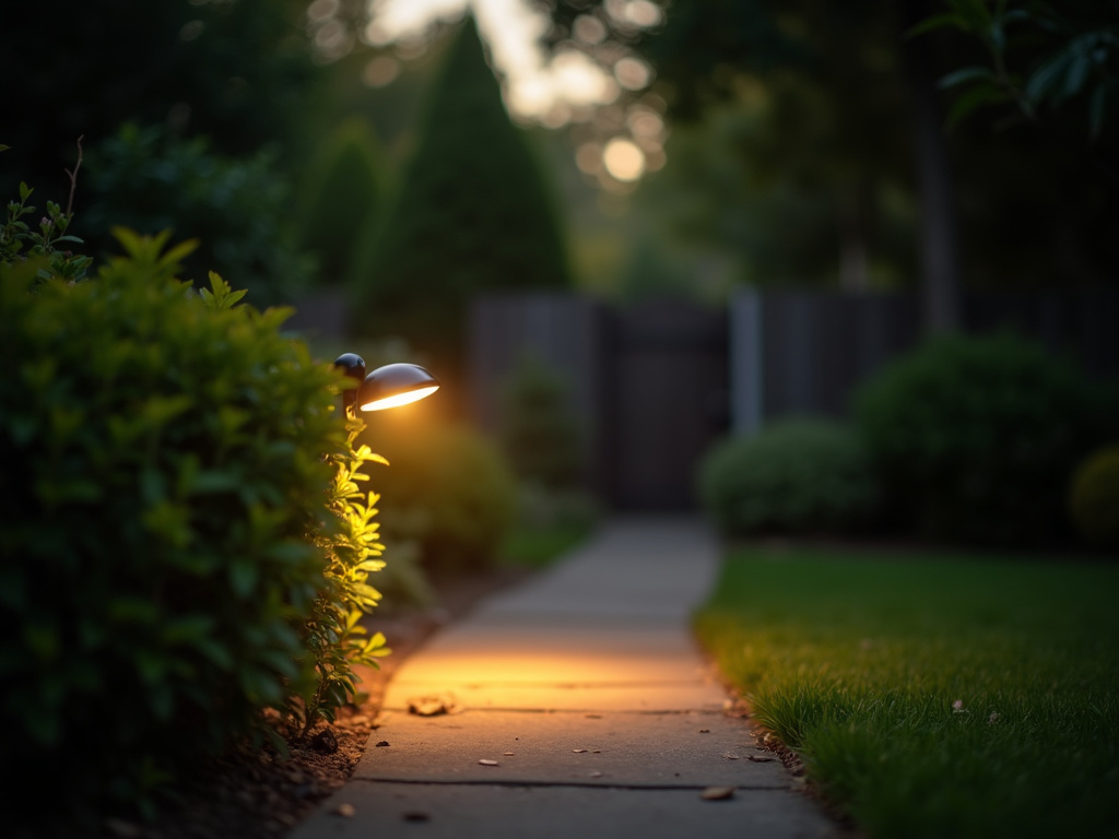 Backyard pathway light — solar flood lights