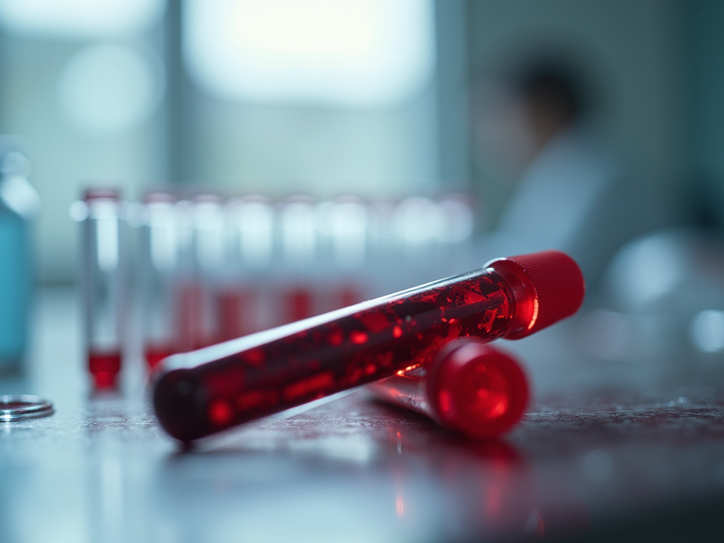 Blood test tube — testosterone replacement therapy austin