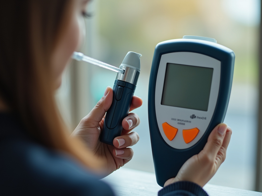 Breathalyzer device — field sobriety test