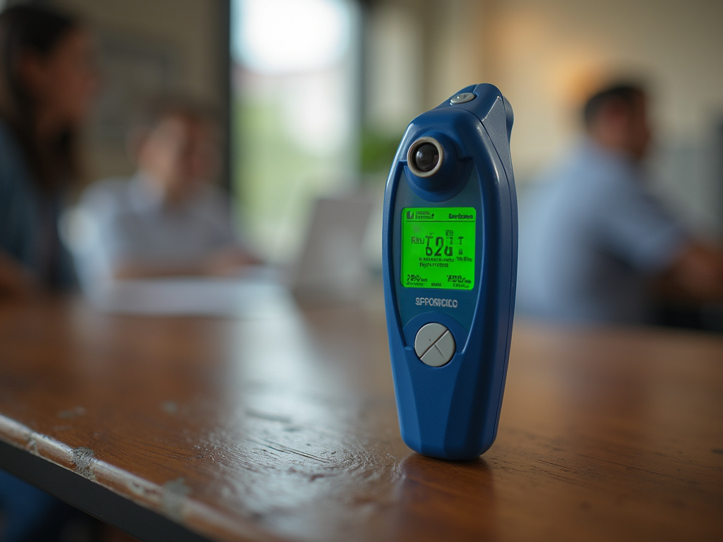 Breathalyzer device — field sobriety test