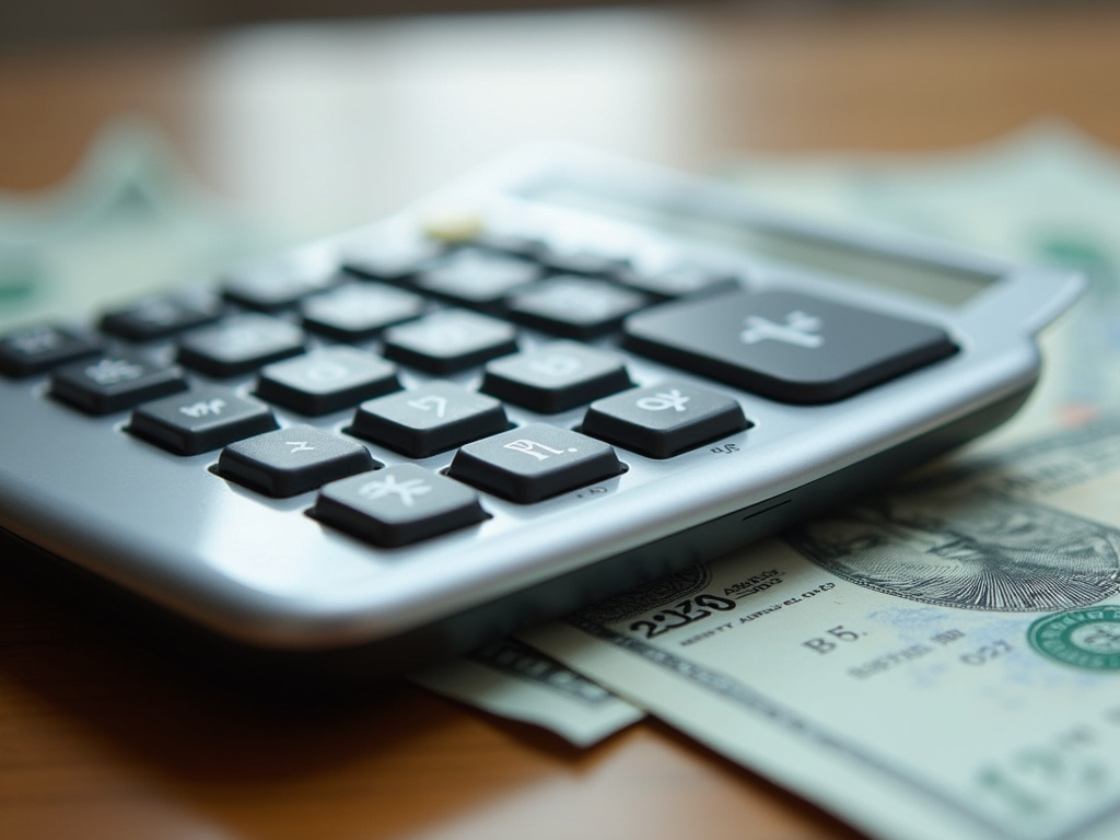 Calculator and bills — car title loans Waco