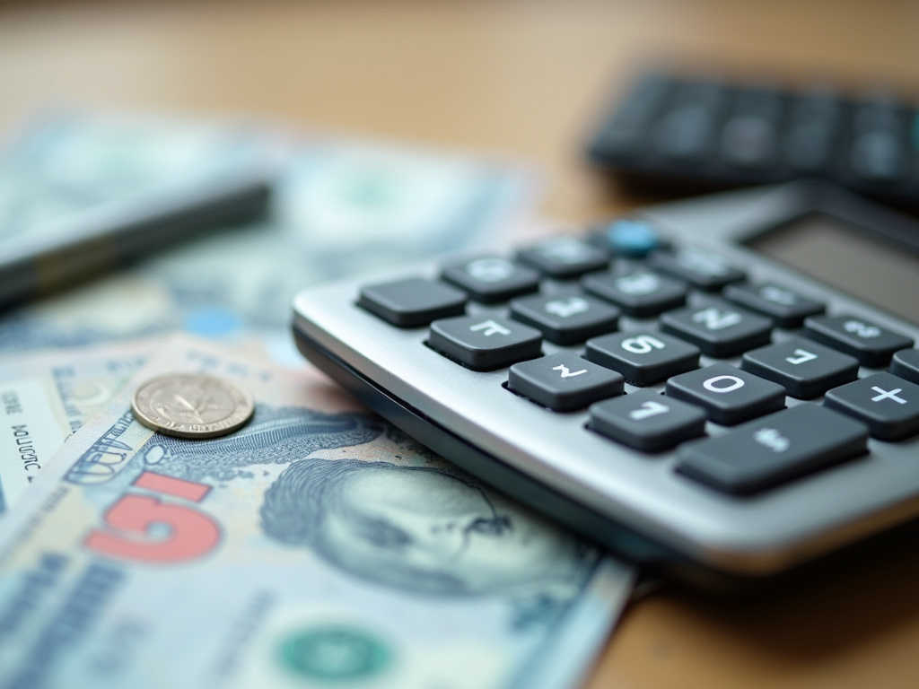 Calculator and bills — motorcycle title loans Waco