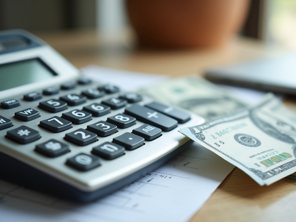 Calculator and bills — motorcycle title loans Waco