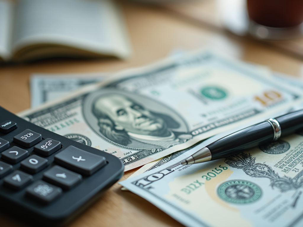 Calculator and bills — motorcycle title loans Waco