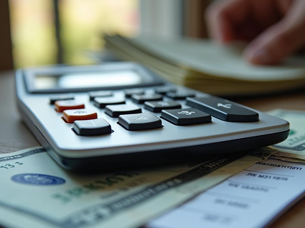 Calculator and bills — suv title loans Waco