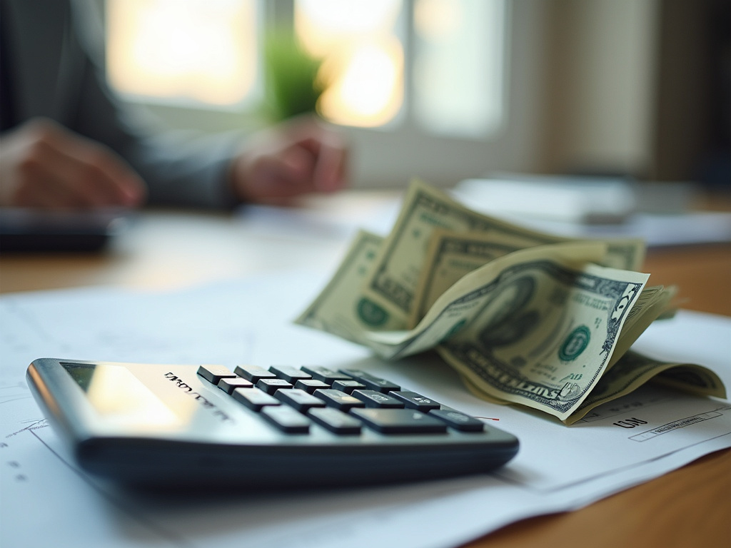 Calculator and bills — suv title loans Waco