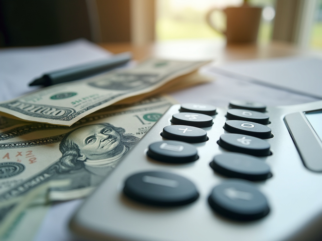 Calculator and bills — title loans Baylor University