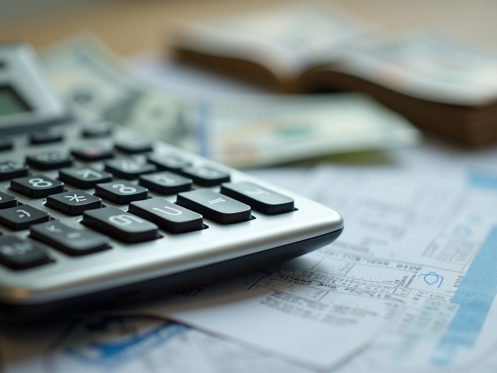 Calculator and bills — title loans Baylor University
