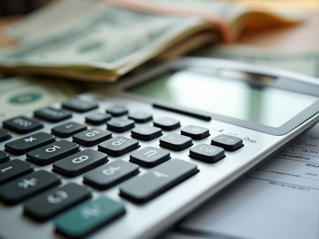 Calculator and bills — title loans Baylor University