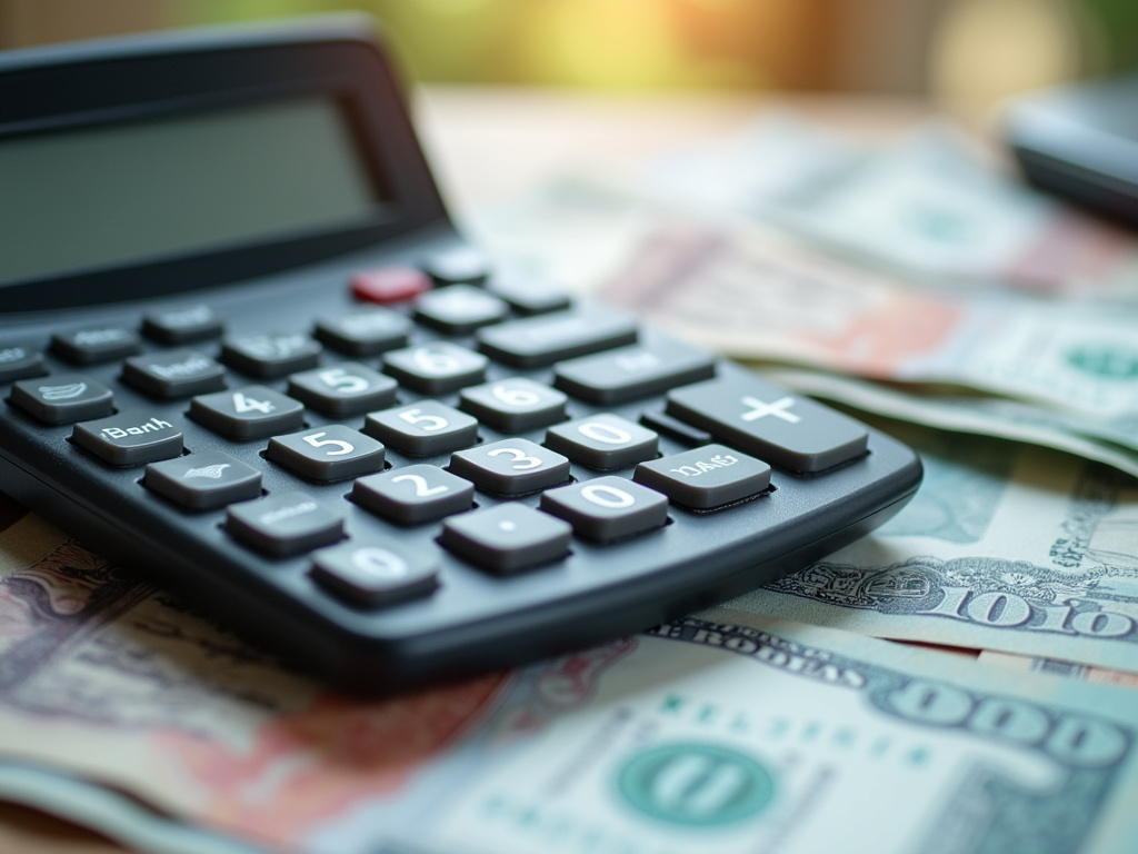 Calculator and bills — title loans Baylor University