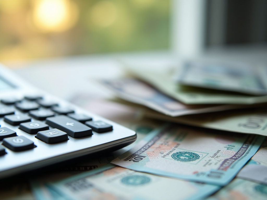 Calculator and bills — title loans Hewitt