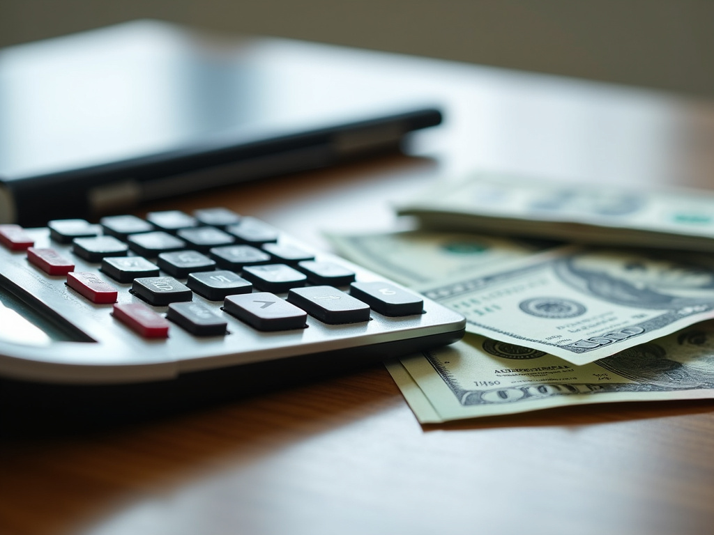 Calculator and bills — title loans Hewitt