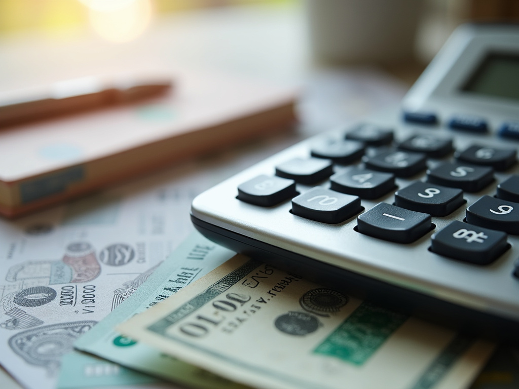 Calculator and bills — title loans Hewitt