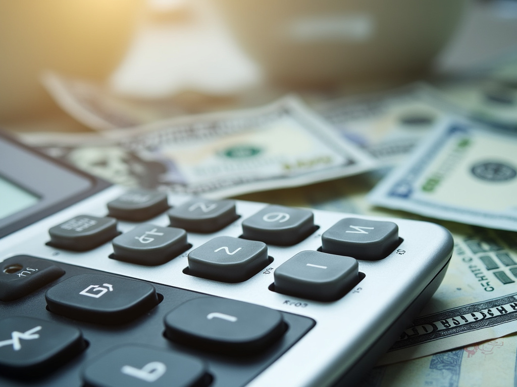 Calculator and bills — title loans Hewitt