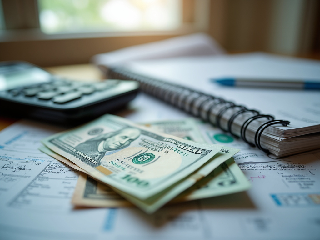 Calculator and bills — truck title loans Waco