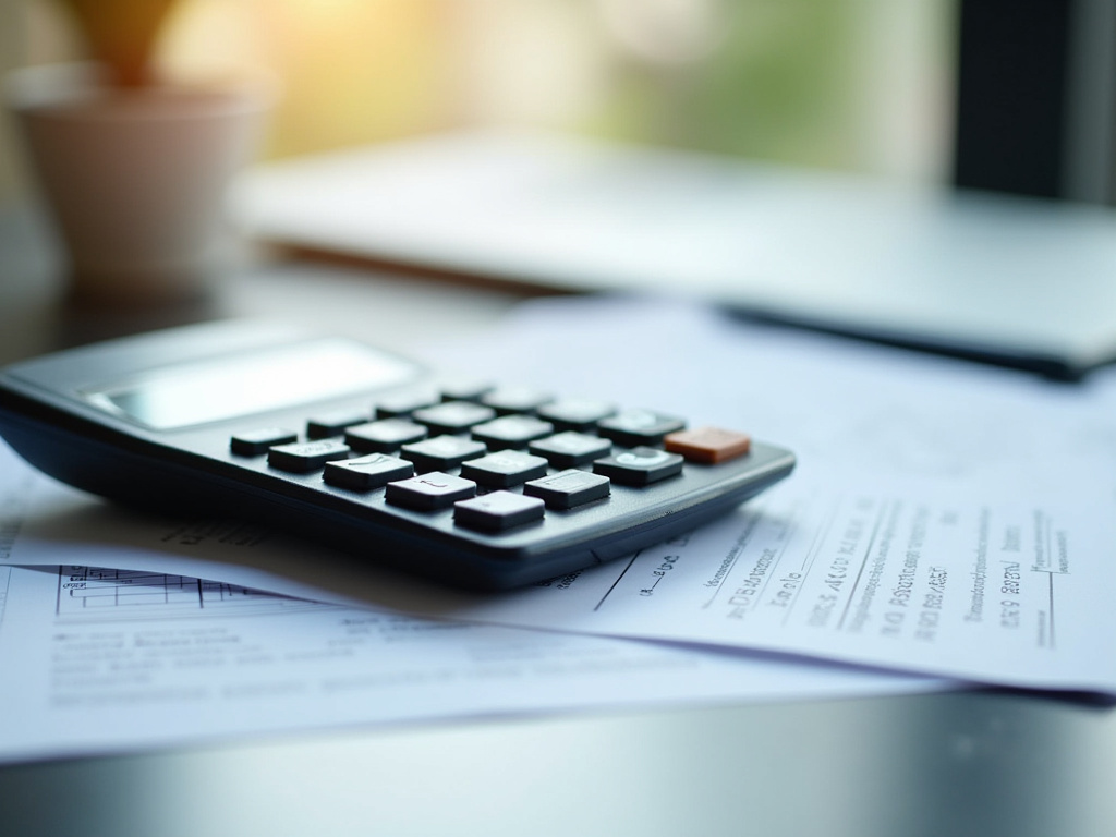 Calculator and paperwork — title loans Hewitt