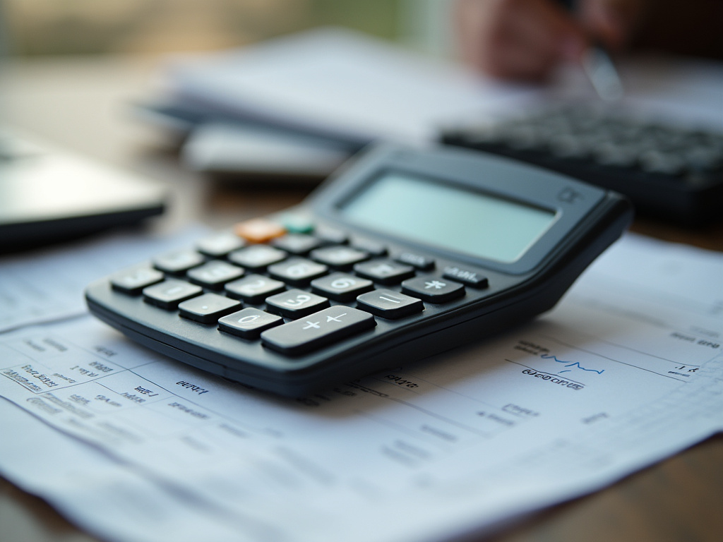 Calculator with receipts — title loans Lacy Lakeview
