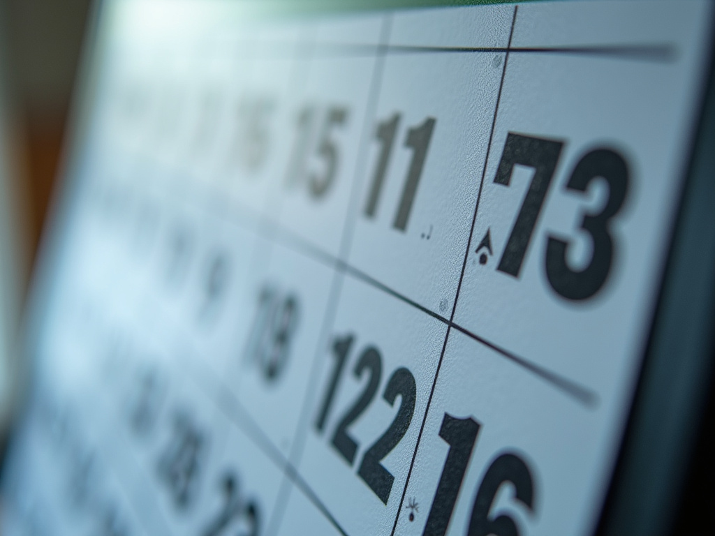 Calendar with dates — bus accident lawyer phoenix