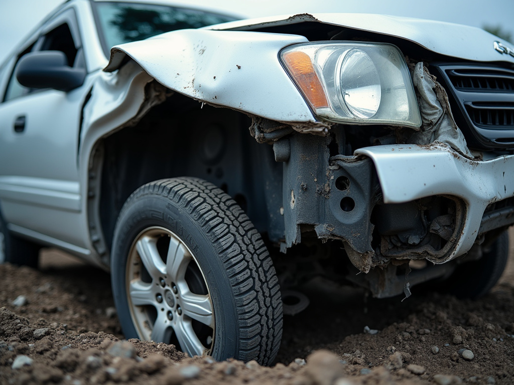 Car crash wreckage — los angeles car accident lawyer