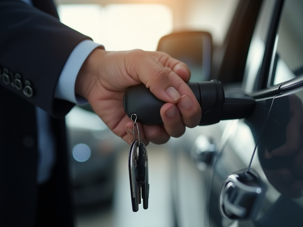 Car keys handoff — title loans alabama