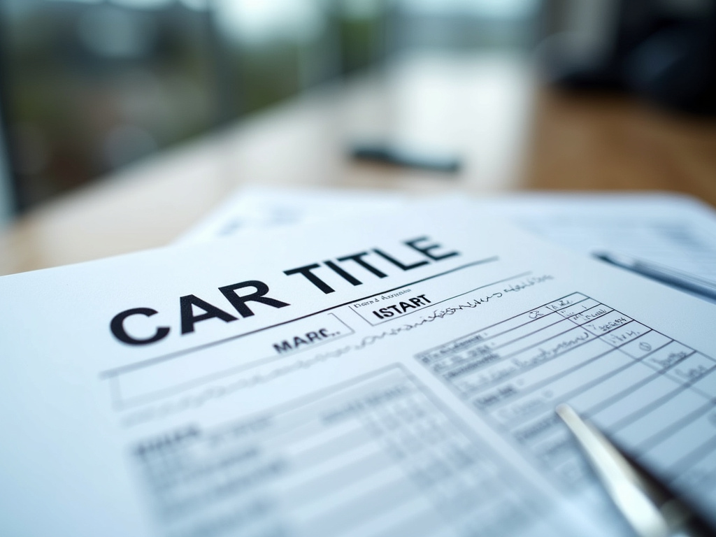 Car title document — suv title loans Waco
