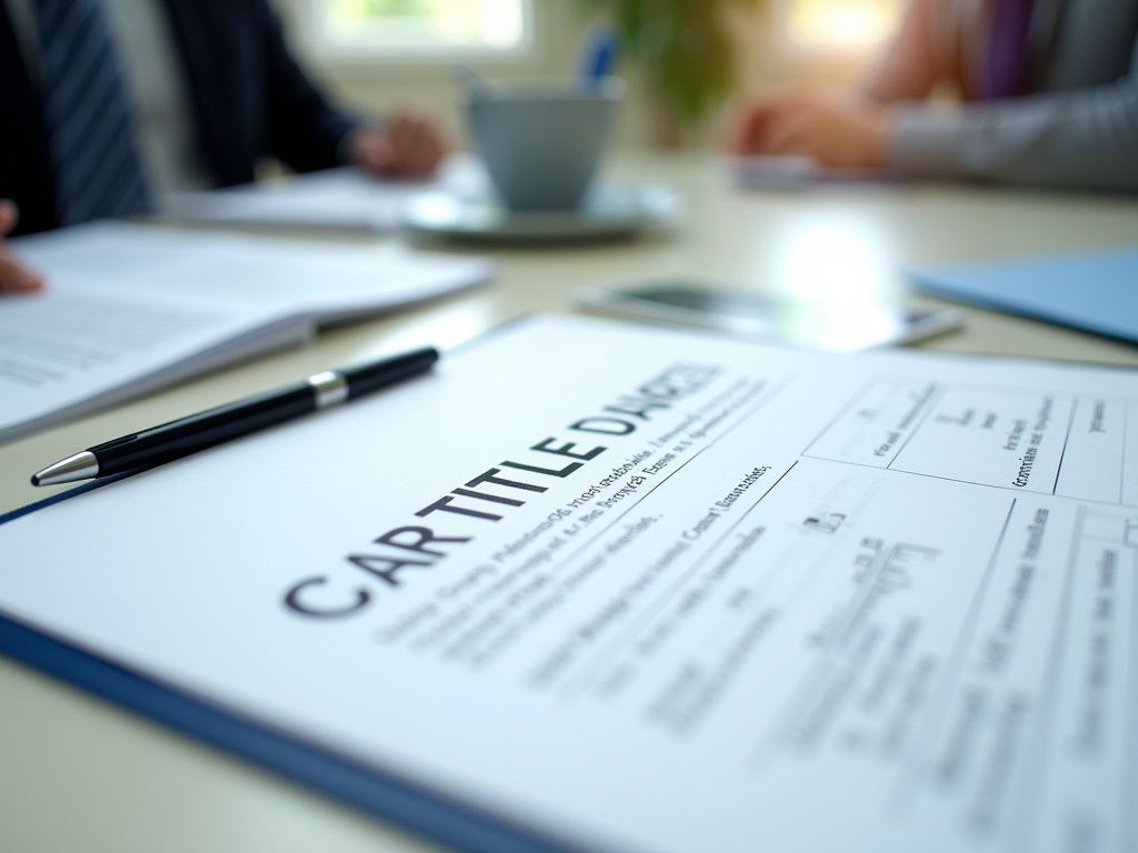 Car title document — title loans Baylor University