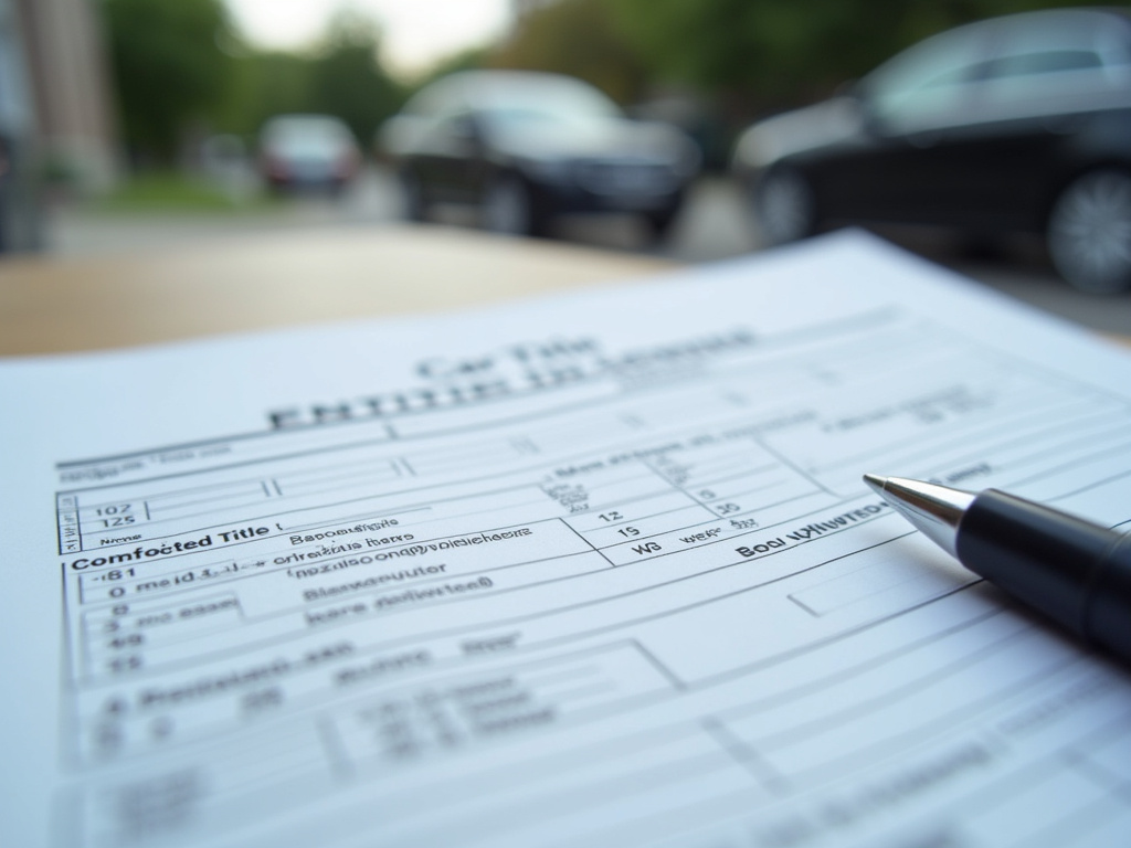 Car title document — title loans kentucky