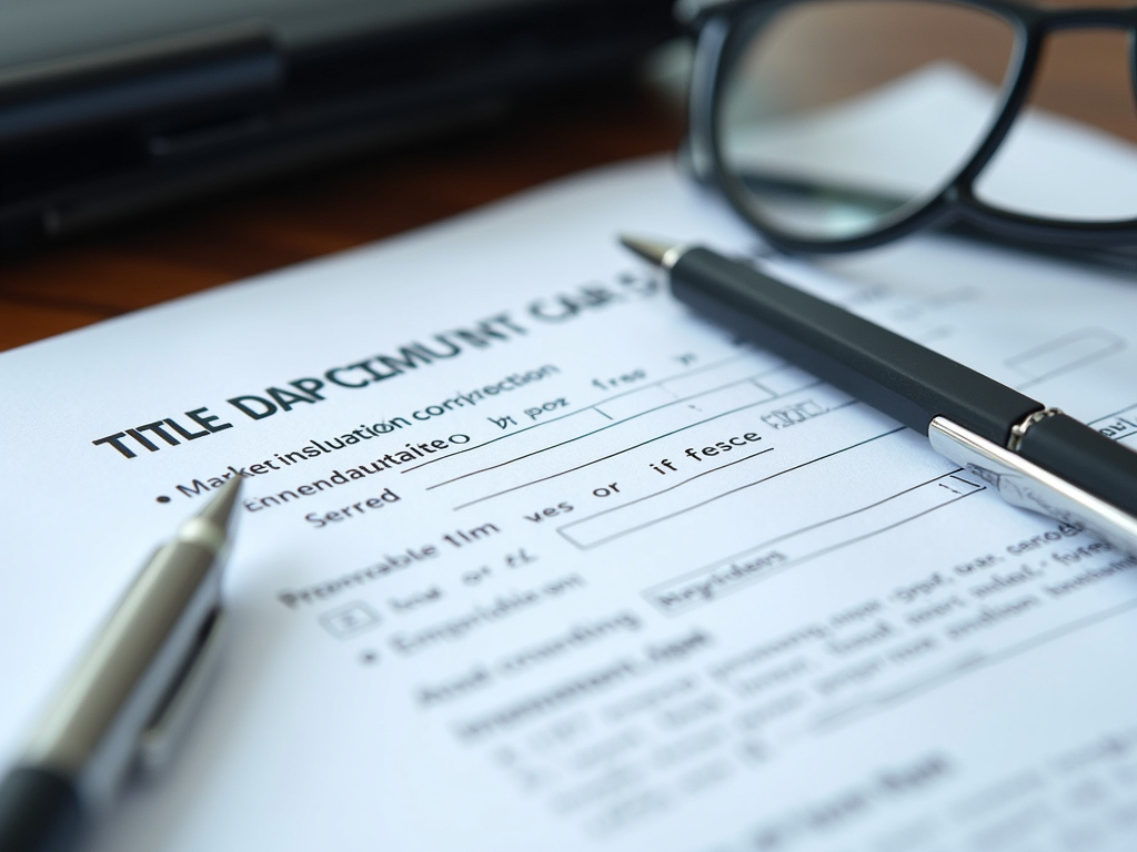 Car title document — title loans michigan