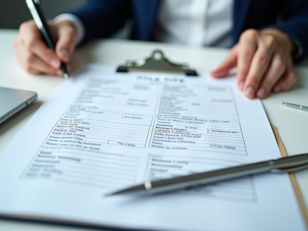 Car title document — title loans Woodway