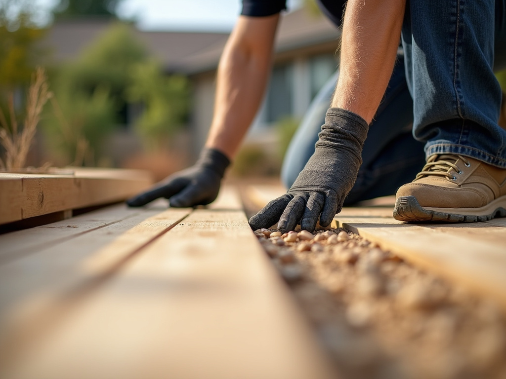 Carpenter building deck — deck builders austin