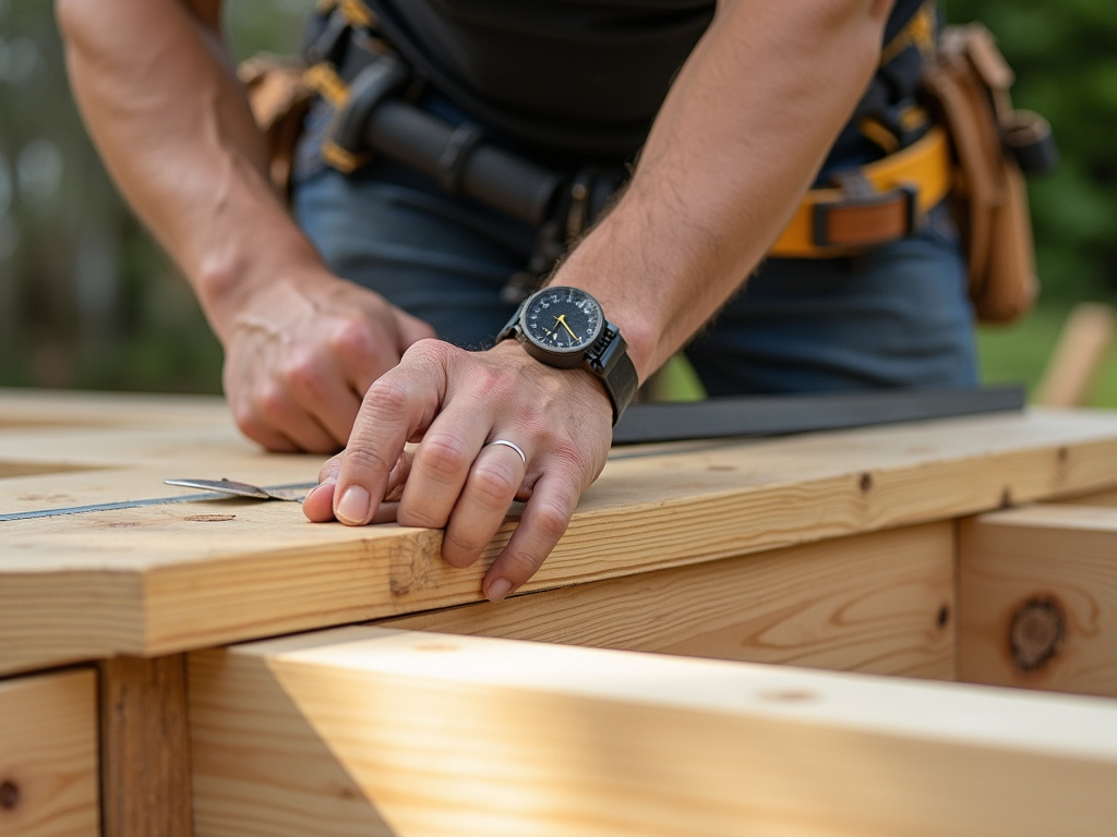 Carpenter building deck — deck builders austin