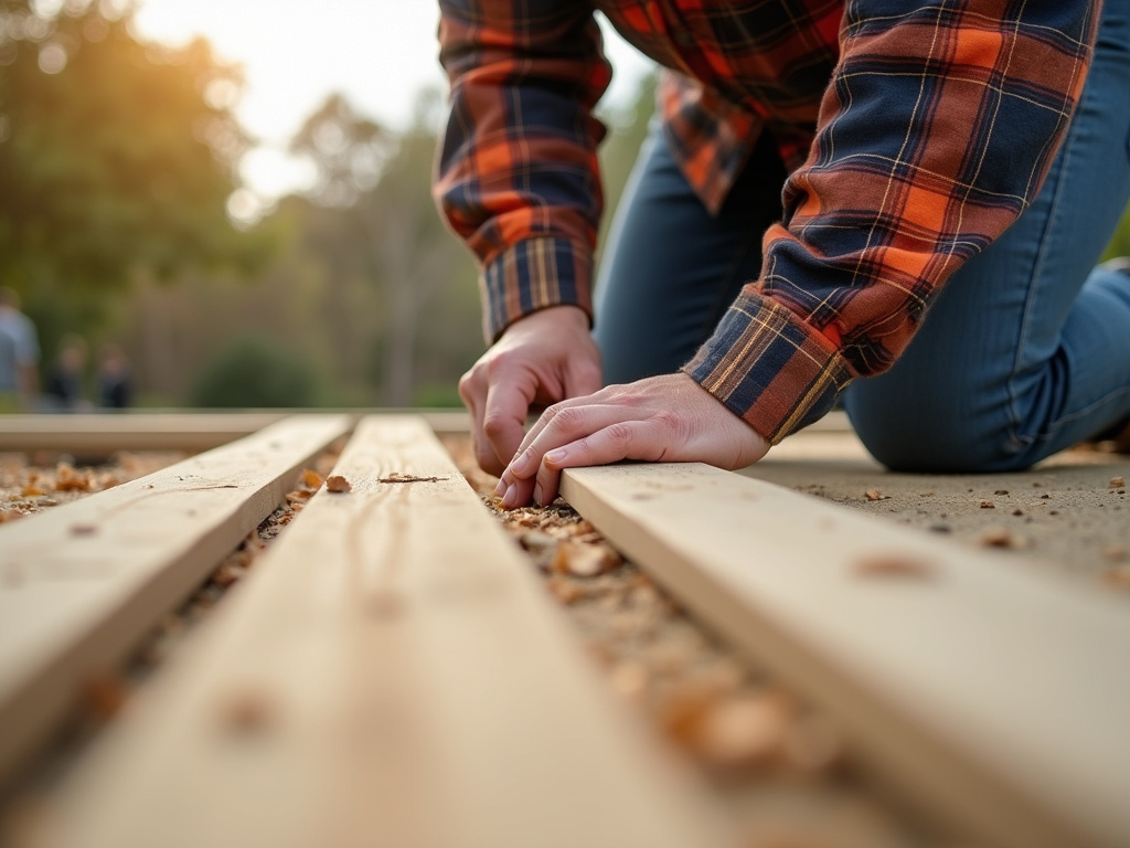 Carpenter building deck — deck builders austin
