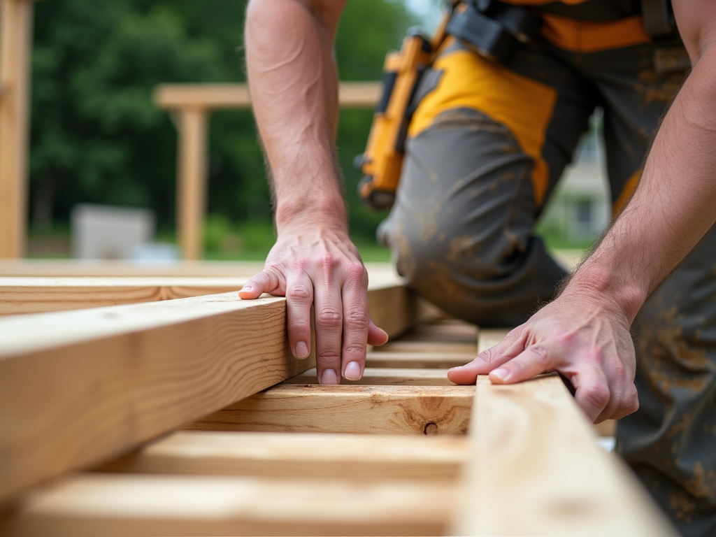 Carpenter building deck — deck builders austin