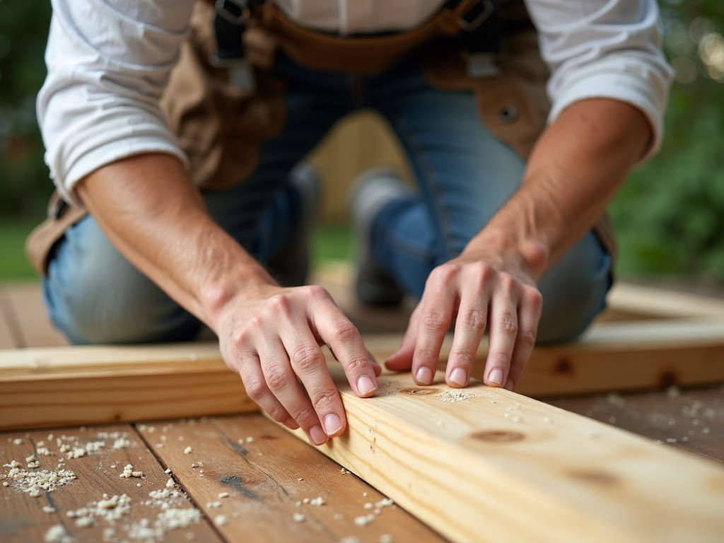 Carpenter building deck — deck builders austin