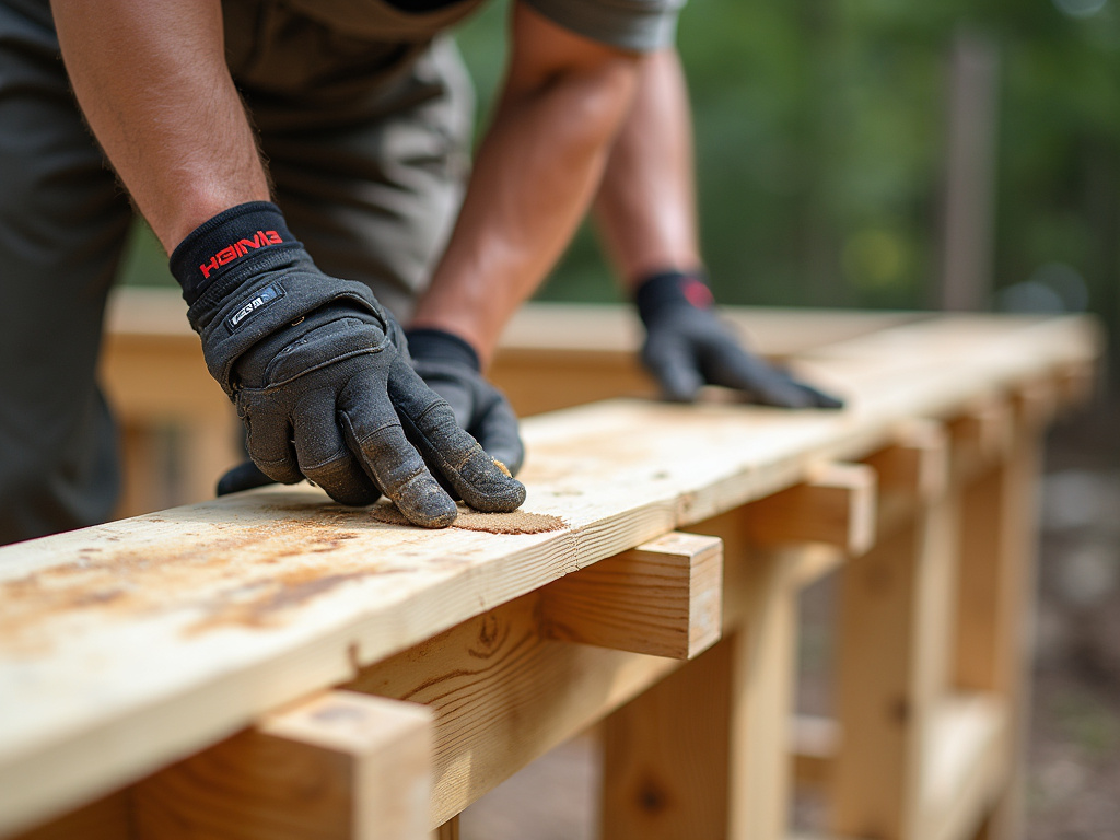 Carpenter building deck — deck builders austin