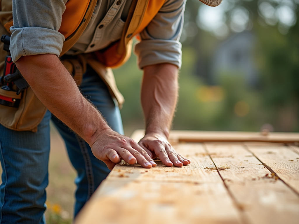 Carpenter building deck — deck builders austin