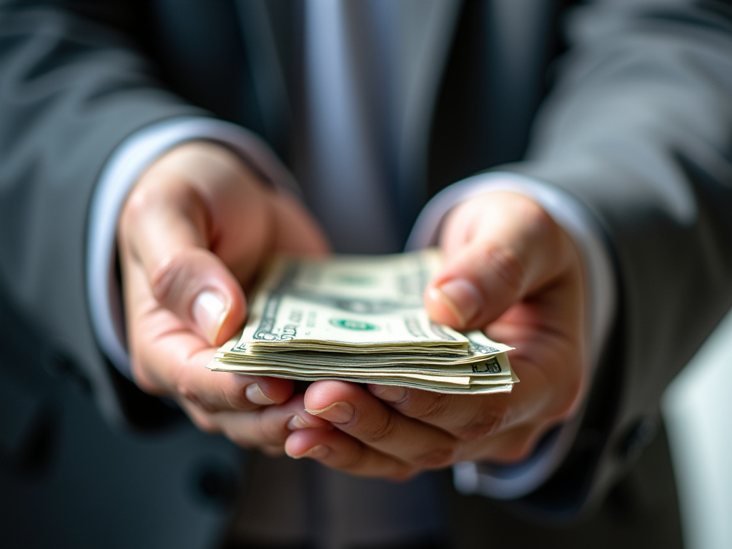 Cash handed over — motorcycle title loans Waco