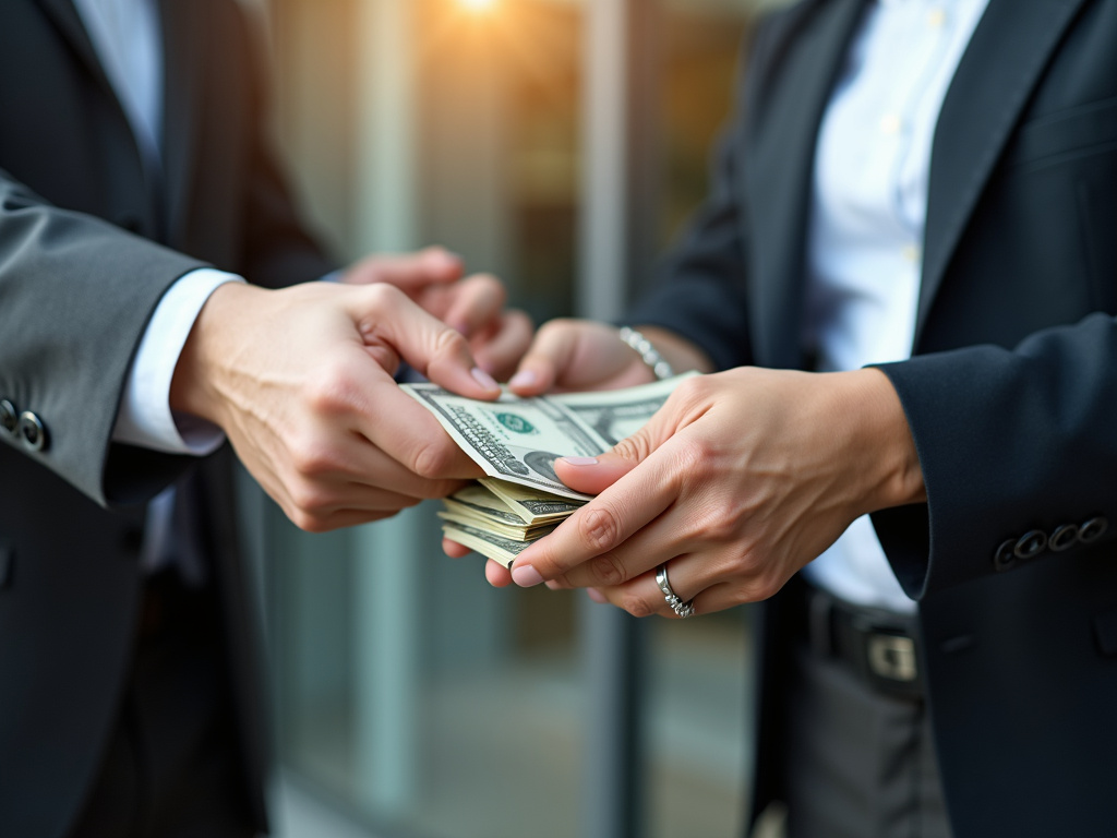 Cash handoff — title loans michigan