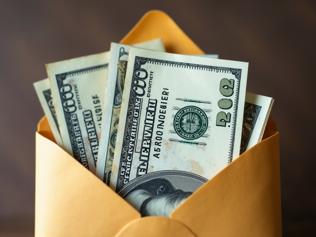 Cash in envelope — title loans Baylor University