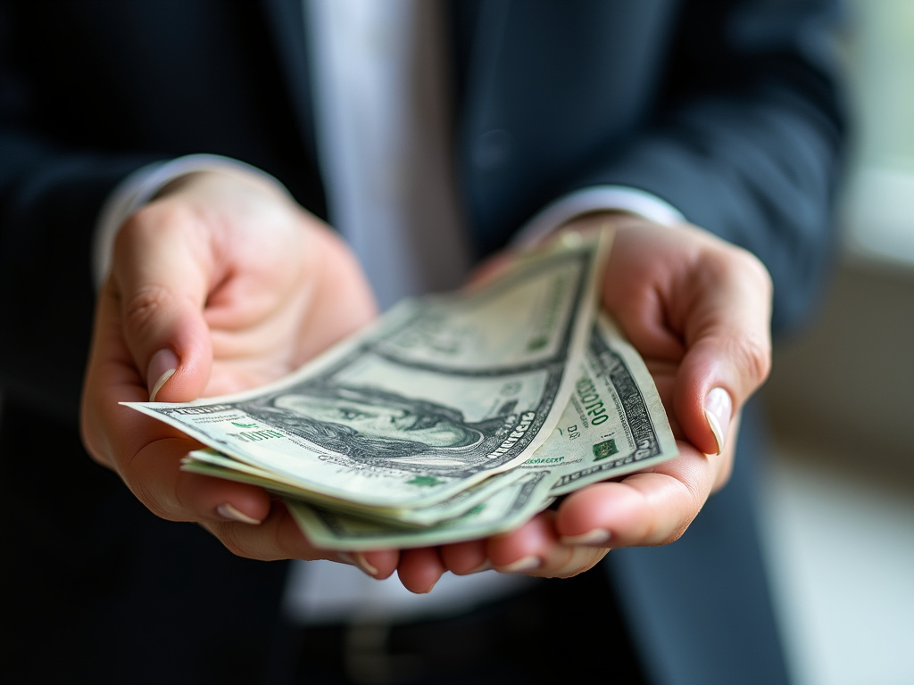 Cash in hand — car title loans Waco