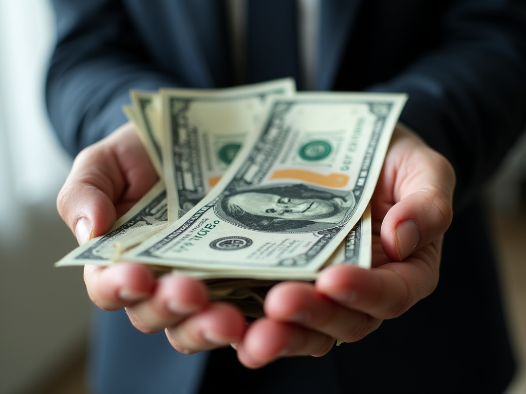 Cash in hand — title loans Bellmead