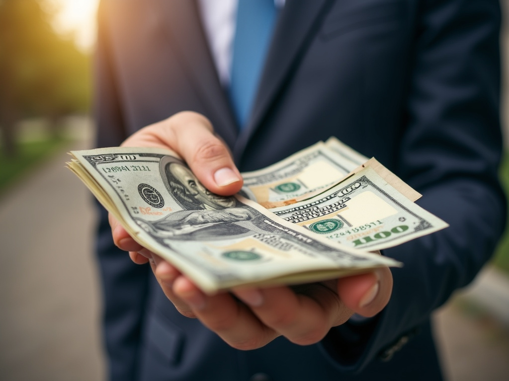 Cash in hand — title loans Bellmead