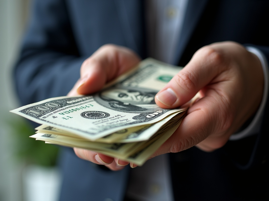 Cash in hand — title loans Bellmead