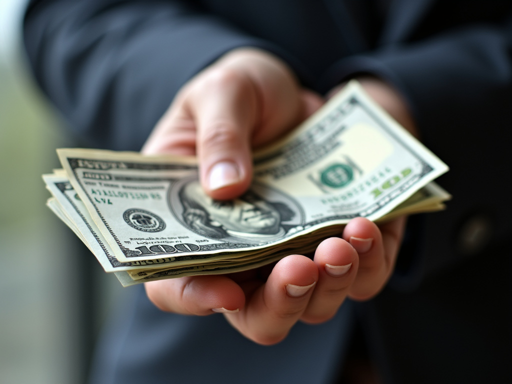Cash in hand — title loans Bellmead