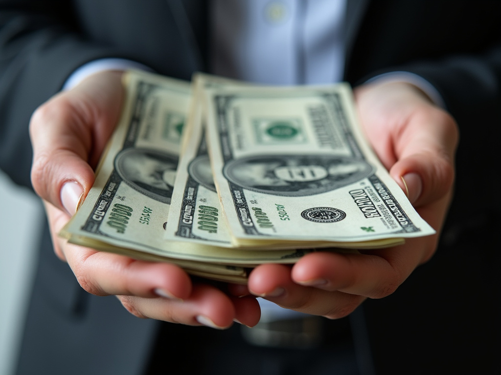 Cash in hand — title loans Bellmead