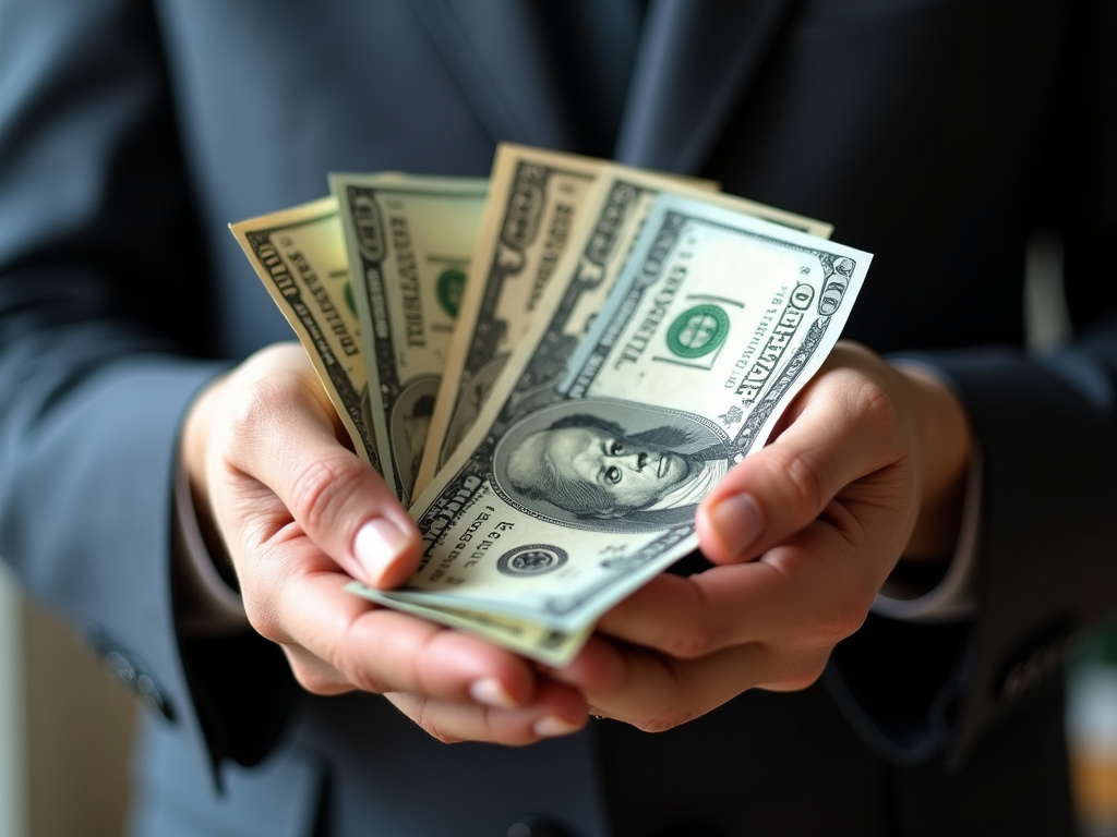 Cash in hand — title loans Bellmead