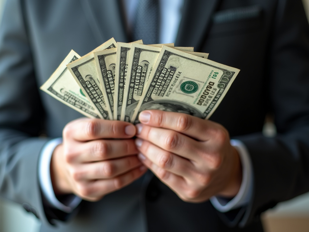 Cash in hand — title loans Bellmead