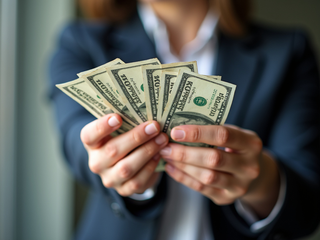 Cash in hand — title loans Bellmead